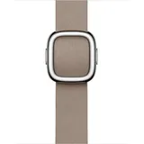 Apple Watch Band - Modernes Lederarmband - 41 mm - Mandel - Large
