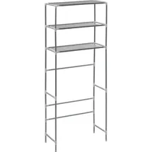 vidaXL Waschmaschinenregal 3 Ablagen Silbern 69x28x169 cm