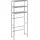 vidaXL Waschmaschinenregal 3 Ablagen Silbern 69x28x169 cm