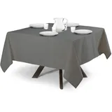 MyVorrei Tischdecke, einfarbig, quadratisch, 100 % Baumwolle, 200 x 200 cm