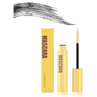 Mascara Wasserfest Schwarz, 2025 Neu Wimpernserum Verlängernde Formel für Dichtere Wimpern, Telescopic Mascara Verhindert das Verklumpen und Verstärkt den Natürlichen Make Up Effekt (1PCS)