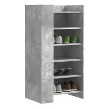 vidaXL Schuhschrank 52x37,5x100 cm grau