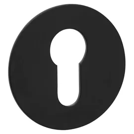SOTech Türbeschlag Selbstklebende Rosette Rund Ø55 mm Schwarz