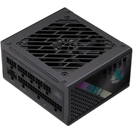 gamemax GS 750G SFX Netzteil PC 750W, Vollmodular, 80 Plus Gold, Hochwertige Japanische Kondensatoren, FDB Lüfter, APFC+LLC+DC-DC, 9 Schutzfunktionen, 5 Jahre Garantie, Schwarz
