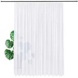 Gerster collection Store Laura weiß, 300 x 245 cm