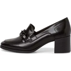 Jana Damen Trotteur mit Blockabsatz Vegan, Schwarz 39 EU