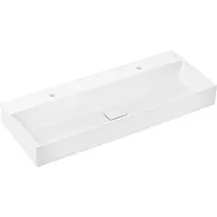 Hansgrohe Xevolos E Aufsatzwaschtisch, ohne Überlauf, SmartClean, 1200x480mm, mit