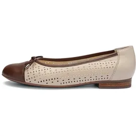 ARA Damen Sardinia Ballerinas, Mocca,Beach, 38.5 EU / 38.5 EU