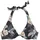VENICE BEACH Bügel-Bikini-Top Damen schwarz-bedruckt Gr.38 Cup C