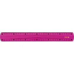 BRUNNEN 104973026 Lineal 30 cm pink