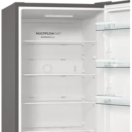 Gorenje NRK62CA2XL4 Kühl-Gefrier-Kombination, 361 Liter, Grau Metallic - Grau