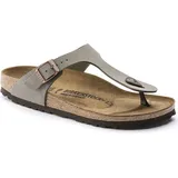 Birkenstock Gizeh Birko-Flor Nubuk stone 38