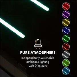 Klarstein High Line Deckenhaube 90 cm schwarz