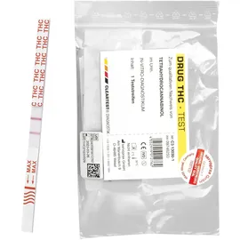 CLEARTEST Drogentest THC Teststreifen 1 St.