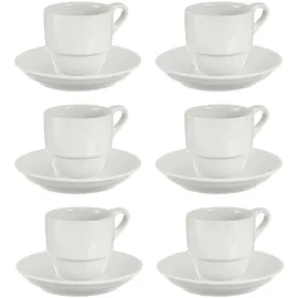 San Ignacio Kaffeetasse 0,2 l Weiß 6 St.