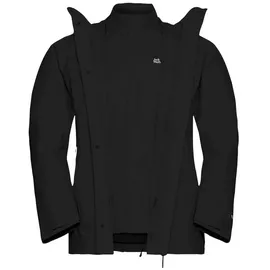 Jack Wolfskin Prelight 3in1 Jacke - Black - S
