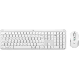 Logitech MK950 Signature Slim Combo Off-White, Logi Bolt, USB/Bluetooth, US (920-012491)