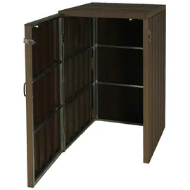 Proregal Mülltonnenbox XL 117 x 80 x 105 cm braun