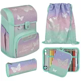 Scooli EasyStart Schulranzen-Set 5tlg Butterfly Wishes