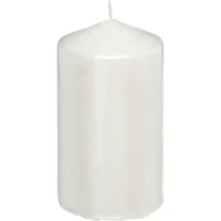 Atmosphera Créateur d'intérieur Stumpenkerze 12 cm weiß
