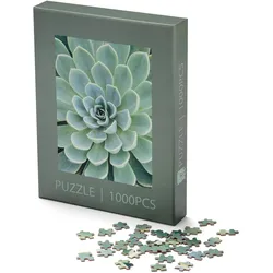 Tchibo - Puzzle »Sukkulente« - dunkelgrün