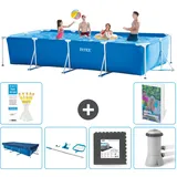 Rechteckiger Frame Pool - 450x220x84 Cm - 7-teilig  S163
