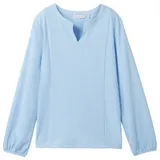 Tom Tailor Vertical Stripe Bluse Blue White Thin Stripe M