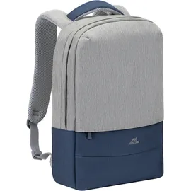 RivaCase® Rivacase 7567 Grau / Dunkelblau Notebookrucksack bis 17,3"