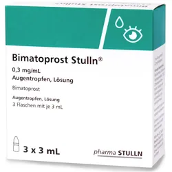 BIMATOPROST Stulln 0,3 mg/ml Augentropfen Lösung 3X3 ml