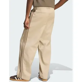 adidas 3-Streifen Hose mit Faltendetail Jogginghose Braun 26