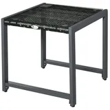 Outsunny Gartentisch 50 x 50 x 50 cm grau