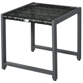 Outsunny Gartentisch 50 x 50 x 50 cm grau