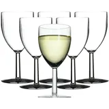 Mepal Kunststoff-Weißweingläser 200 ml 6er Set