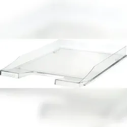 Han Briefkorb Junior, transparent, C4, stapelbar, flache Ausführung