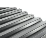 PVC-Wellplatte Trapez 200 x 90 cm grau