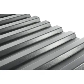 PVC-Wellplatte Trapez 200 x 90 cm grau