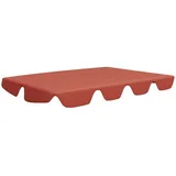 vidaXL Ersatzdach für Hollywoodschaukel Terracotta 150/130x105/70 cm