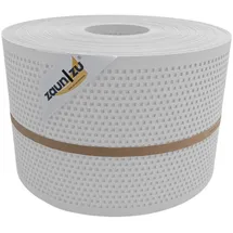 zaunzu® zaun|zu® Sichtschutz Gelocht Quadrat Muster für Doppelstabmatten Weiß 50m