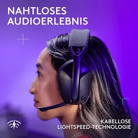 Logitech G321 LIGHTSPEED, Over-ear Gaming-Headset Bluetooth Black