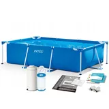 3 in 1 Frame Pool Gartenpool Schwimmbecken Filterpumpe 450 x 220 x 84 cm Intex