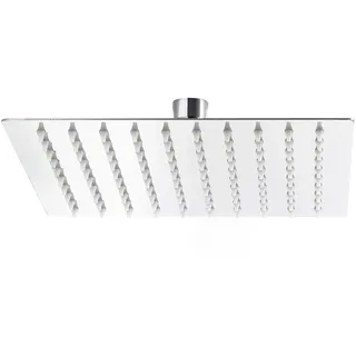 Wiltec Regendusche Duschkopf Quadratisch 30x30cm Edelstahl Kopfbrause Rainshower Brausekopf