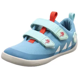Affenzahn Barfußschuh Lucky Hai Hellblau / Rot 31