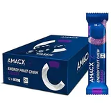 Amacx Kasten Mit Cassis-frucht-kau-energieriegeln 38g 12 Einheiten - Blue - One Size