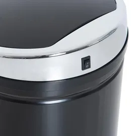 Homcom Sensor Mülleimer 42 l Schwarz