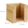 Relaxdays Zettelbox Holz 10,5 x 10,5 cm Braun 1 St.