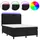 vidaXL Boxspringbett 140 x 200 cm Schwarz