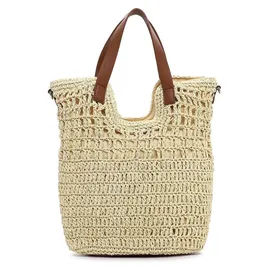 SURI FREY Marley Shopper Papierstroh Beige