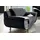 TRENDMANUFAKTUR Sessel Rondo Kunstleder 121 x 85 x 94 cm schwarz mit Federkern