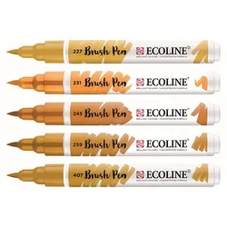 Talens ECOLINE® Brush-Pens braun, 5 St.