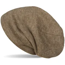 Stylebreaker Feinstrick Beanie Mütze Braun